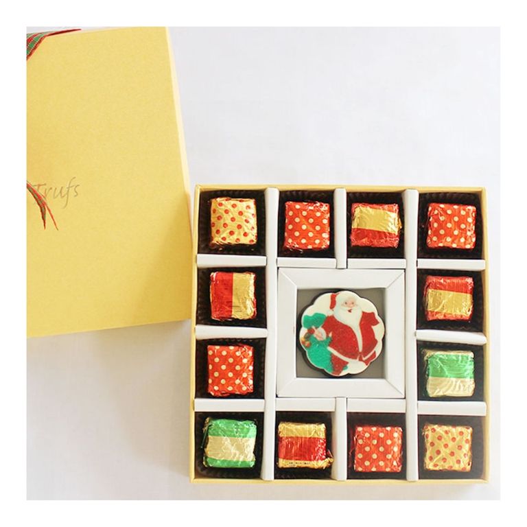 Christmas Edible Chocolate Message - Santa Claus