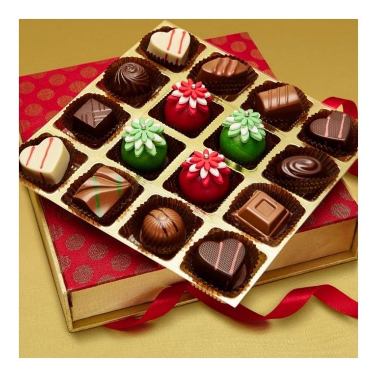 Elegant Christmas Classic Chocolate Truffles